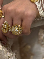 Load image into Gallery viewer, Son Chiraiya Phool Ring
