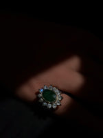 Load image into Gallery viewer, Celeste- Emerald Eclipse Ring