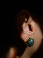 Load image into Gallery viewer, Celeste- Moss Studs