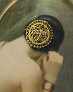 Load image into Gallery viewer, Pakeezah Jhoolay Laal Bun Brooch I