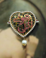 Load image into Gallery viewer, Pakeezah Jhoolay Laal Bun Brooch II