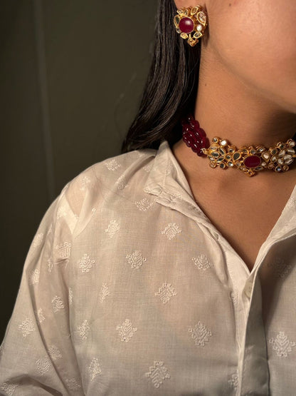 Rajmala Choker Set