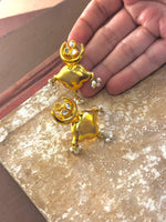 Load image into Gallery viewer, Son Chiraiya ChaandKamal Earrings
