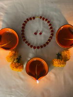 Load image into Gallery viewer, Sunehri Ruby Cut Maala
