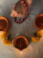Load image into Gallery viewer, Sunehri Ruby Cut Maala
