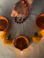 Sunehri Ruby Cut Maala