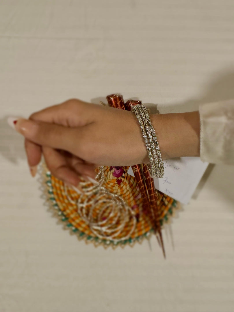 Eidiya- Silver Bangles 6-pcs
