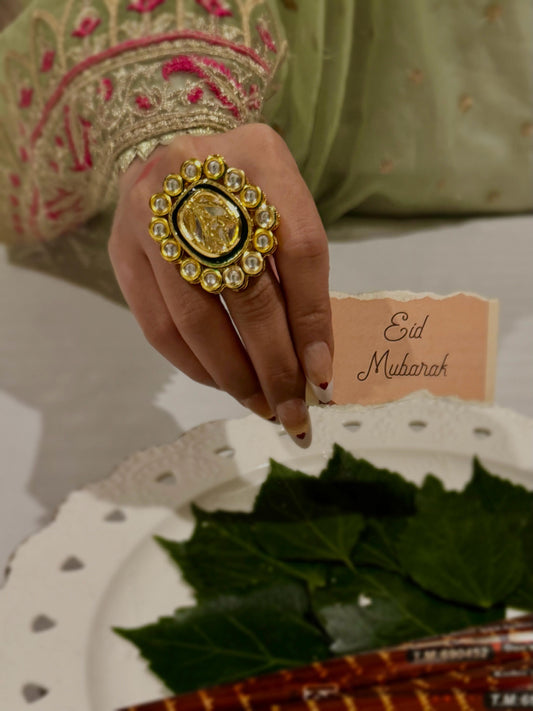 Eidiya- Kundan Ring I