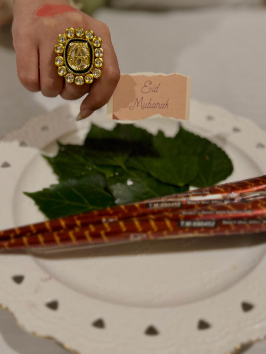 Eidiya- Kundan Ring I