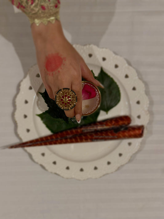 Eidiya- Kundan Ring II