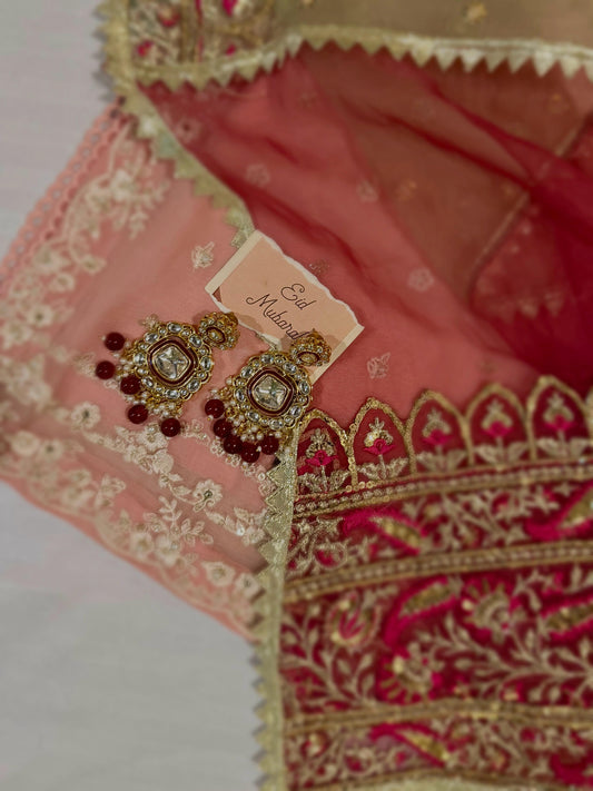Eidiya- Rani Jhumkay (red)