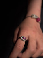 Load image into Gallery viewer, Celeste- Crimson Star Ring
