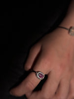 Load image into Gallery viewer, Celeste- Crimson Star Ring
