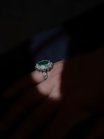 Load image into Gallery viewer, Celeste- Emerald Eclipse Ring
