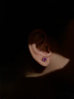 Load image into Gallery viewer, Celeste- Ruby Studs

