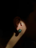 Load image into Gallery viewer, Celeste- Moss Studs
