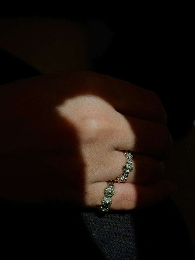 Celeste- Silver Aura Ring I