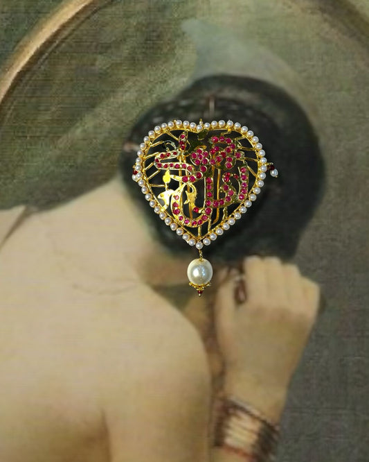Pakeezah- Jhoolay Laal Bun Brooch II