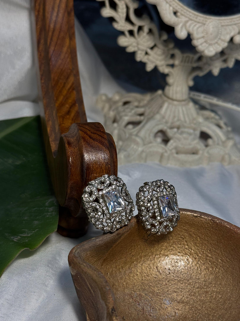 Flora- Cubic Studs