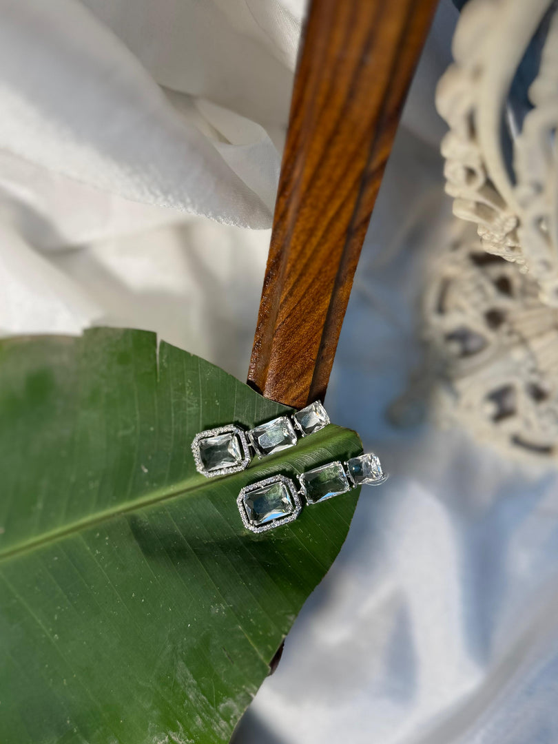 Flora- Crystal Dew Earrings