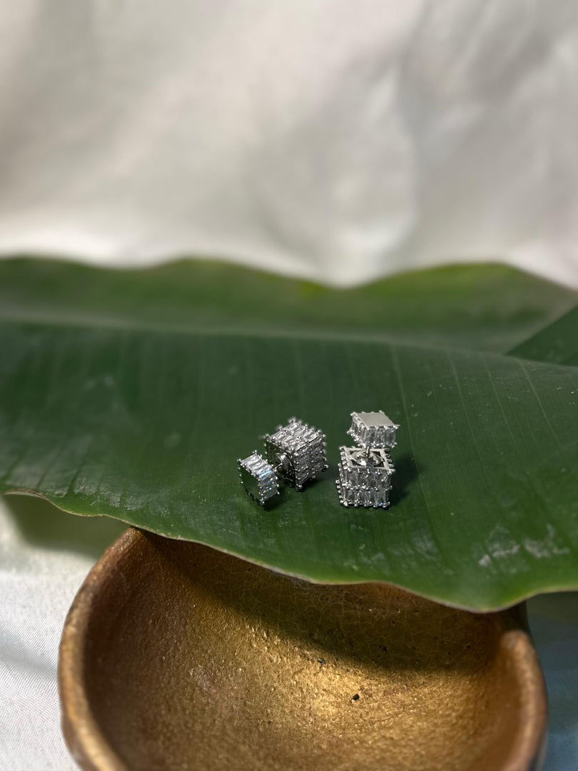 Flora- Cubes Studs