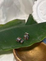 Load image into Gallery viewer, Flora- Cubes Studs
