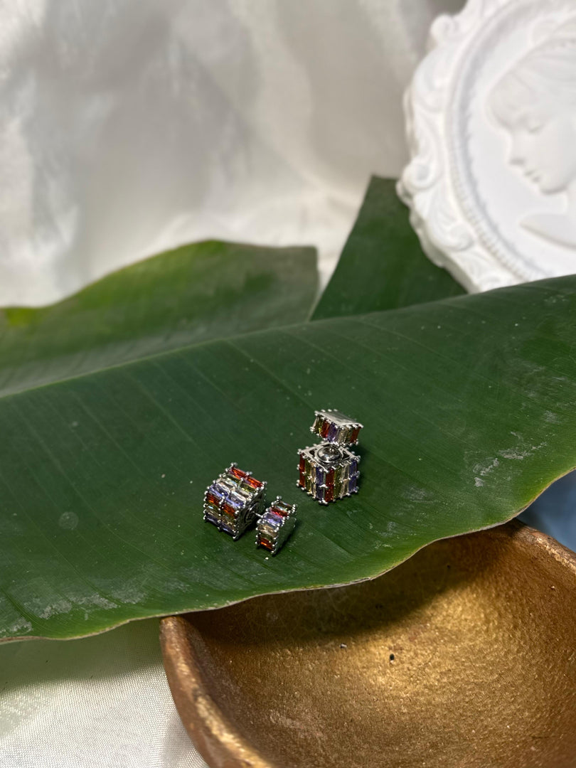Flora- Cubes Studs