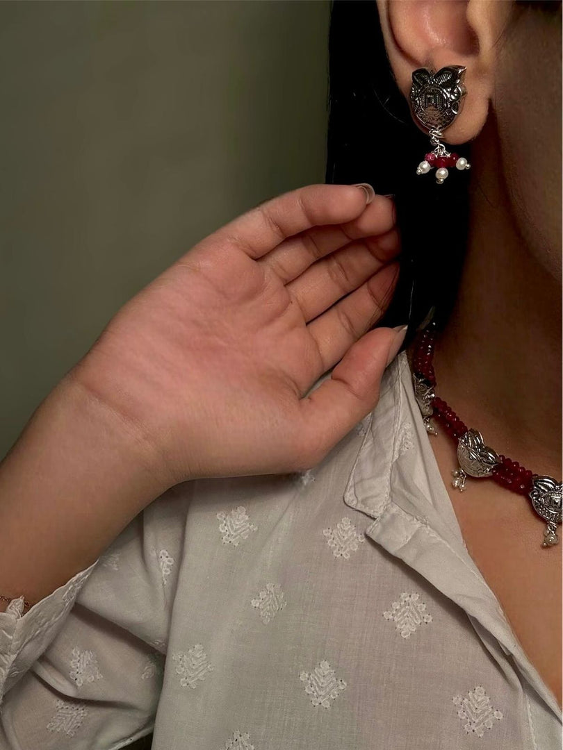 Gul e Laal Earrings