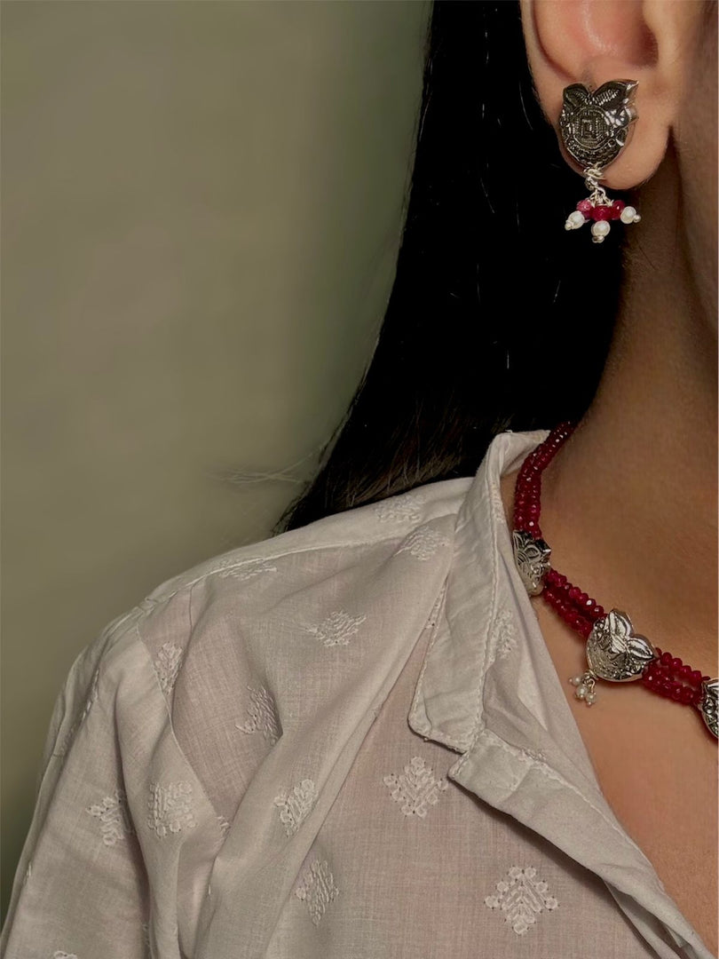 Gul e Laal Earrings