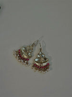 Load image into Gallery viewer, Rajasi Ruby Pearl Jhumki
