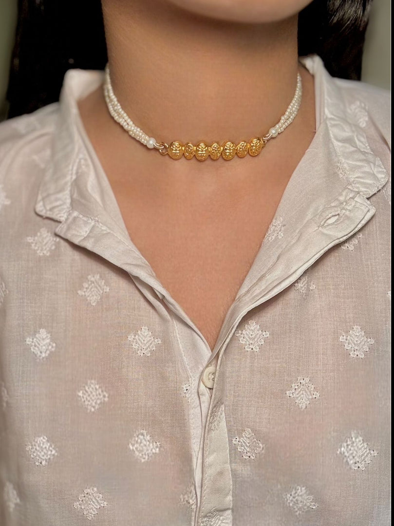 Hemakshi Pearl Choker