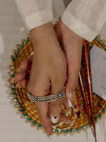 Load image into Gallery viewer, Eidiya- Silver Bangles 6-pcs
