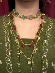 Dhamak Double Chain Maala